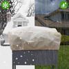 Raised Garden Cover 2 Pieces Rectangular Flower Cover With Drawstring Outdoor Plant Freeze Protection For Outdoor Garden Winter