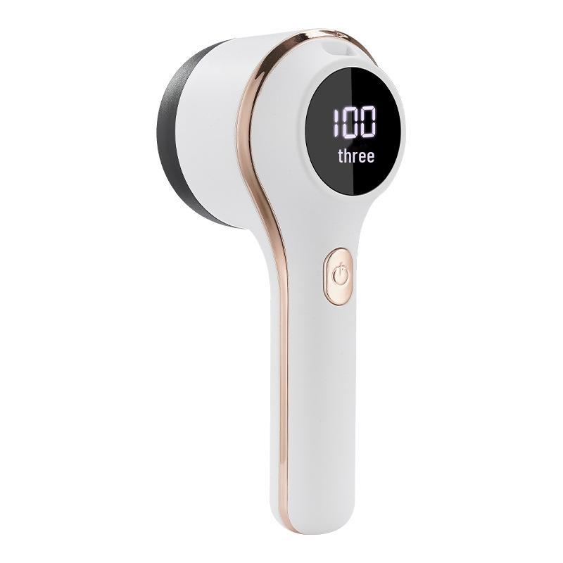 

Аккумуляторная бритва и триммер для ткани с цифровым дисплеем белый