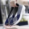 Mocassini Estivi Rosa Scarpe da Passeggio sulla Spiaggia Donna Multicolore Intreccio Casual Morbidi Slip-on Mocassini Piatti Intrecciati Scarpe da Ginnastica Taglie Forti