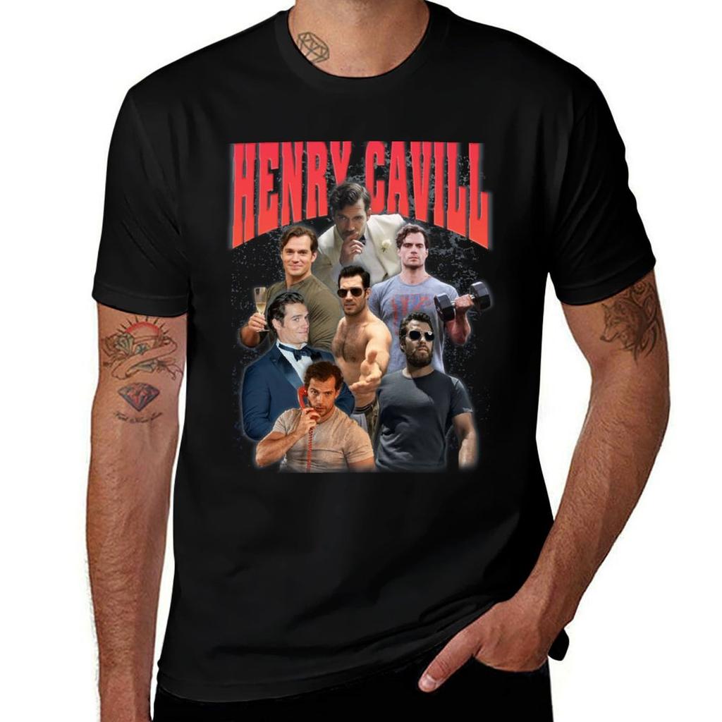 Henry Cavill Tshirt Work Basic Short Sleeve Top Tshirt