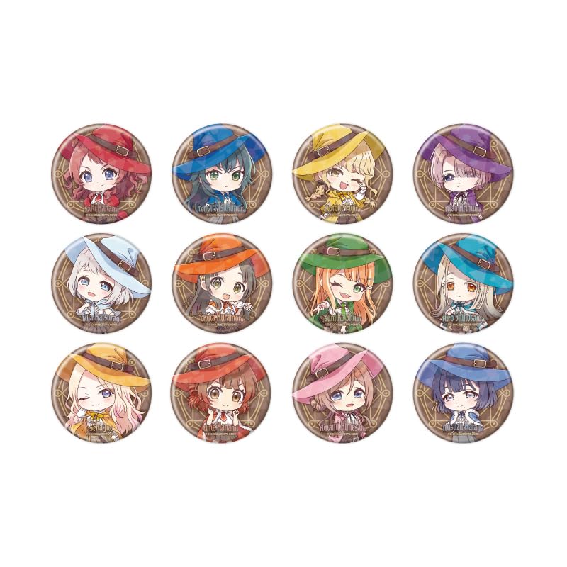 

Gakuen Idolmaster 04 Wizard ver. [Mini Character Illustration] Holographic Can Badge [57mm] Box of 12