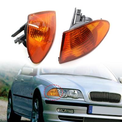 Corner Light Bezel Wear Resistant Accessory Yellow Left/Right Parking Lamp Housing 63136902765 63136902766 for BMW 3 Series E46 Sedan 98-01