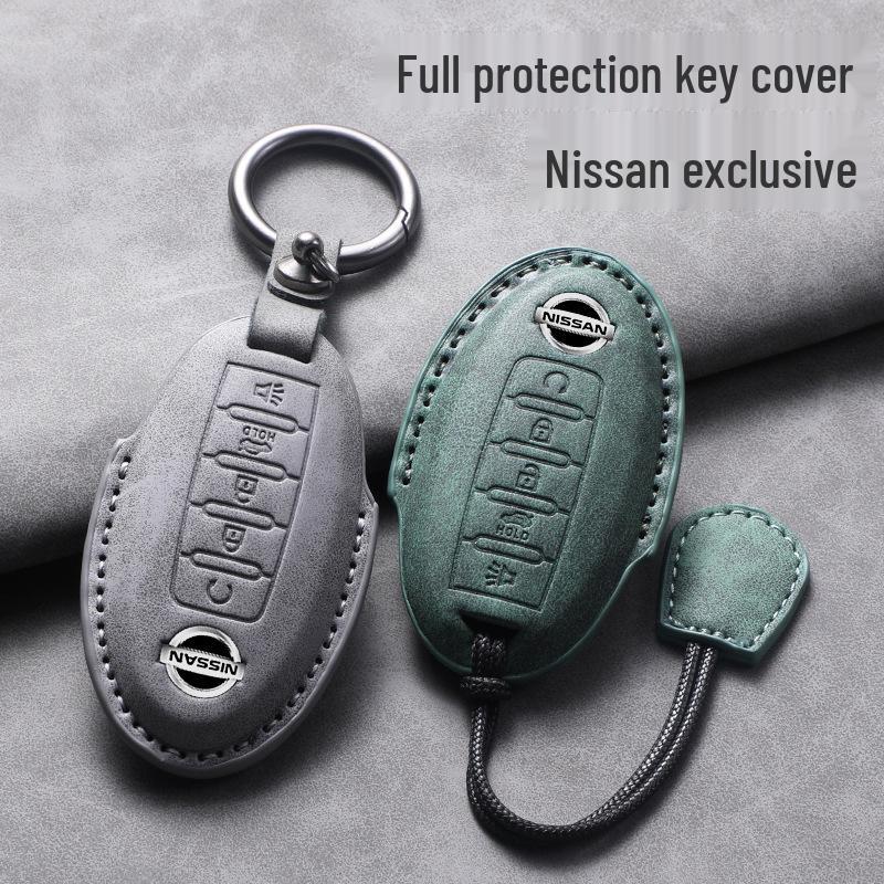 Nissan Suede Key Holder for Sylphy, Qashqai, X-Trail, Bluebird, Terra, Teana