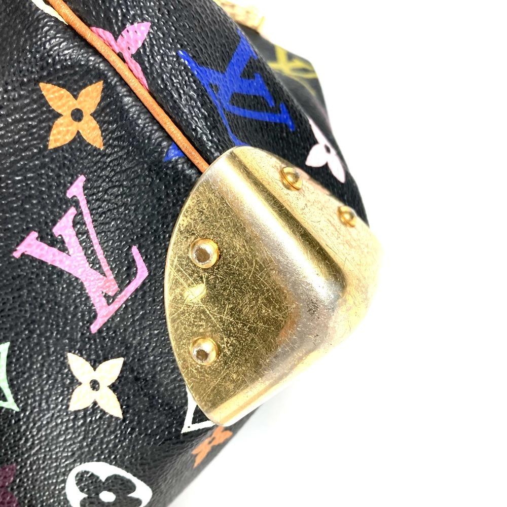 Louis Vuitton M92642  MonogramMulticolore Speedy30 Hand Bag Noir Black