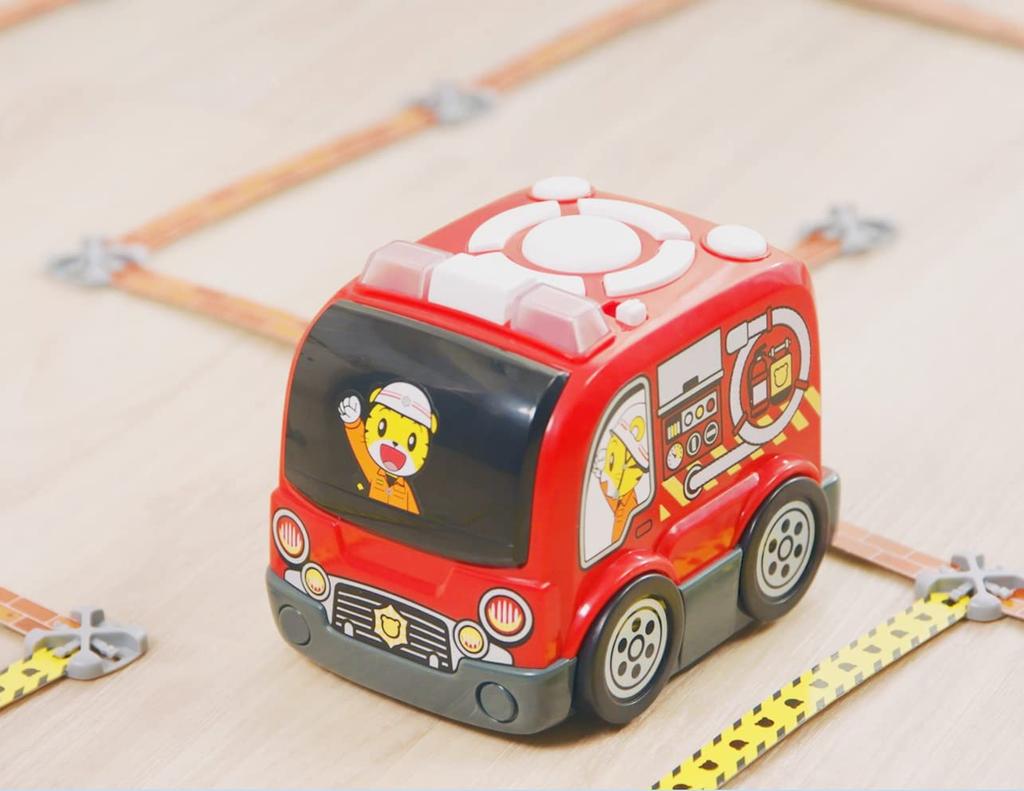 Happinet Shimajiro Programming Car Fire Truck Playable! Learnable! (Ages 3+)