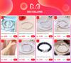 HENGSHENG AAA Freshwater 5-6mm Candy Mix Color Pearl Baroque Bracelet 925 Sterling Silver Fine Jewelry Gifts for Women Girls