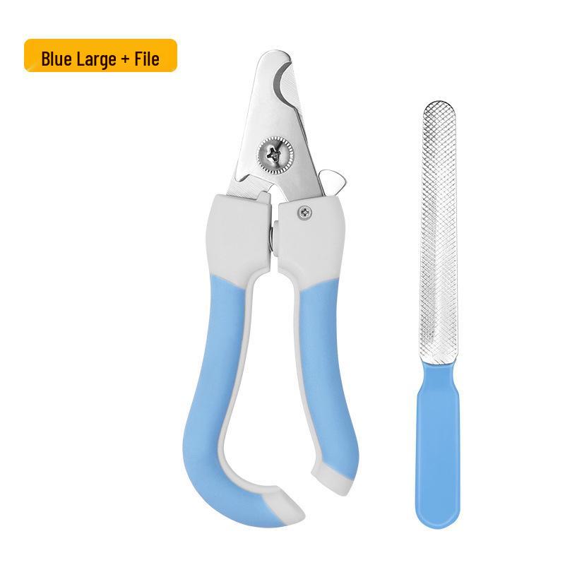 Universal Pet Nail Clippers & Trimmer Set with Safety Lock & Diamond Nail File for Cats and Dogs