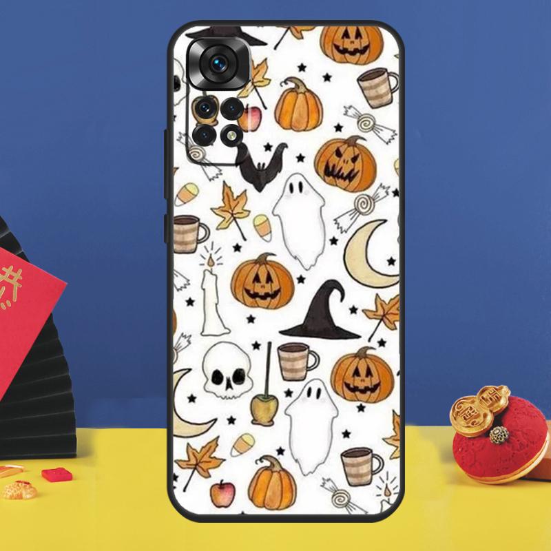 

Чехол для телефона на Хэллоуин для Xiaomi Redmi Note 15 Pro Plus 13 12 11 9 10 14 Pro 10C 12C 13C 14C 15C Redmi 12C