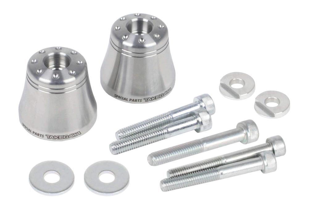 Special Parts Takegawa Accessory Bar End Stainless Steel General Purpose 125 Grom Super Cub Cross Cub PCX (Monkey Etc.) 06-01-0177