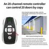 20 in 1 Multi-frequency 300-915Mhz Remote Control Garage Door Gate Key Duplicator Clone Fixed Rolling Code Transmitter