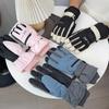 Outdoor Rutschfeste Touch-Skihandschuhe Wasserdichte Winter-Fahrradhandschuhe Tasche Warm Herren- und Damenhandschuhe Snowboard Zubehör
