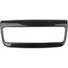 Carbon Fiber Rear Air Vent Armrestbox AC Outlet Adjustment Panel Cover Trim for 2022-2025 Nissan Pathfinder