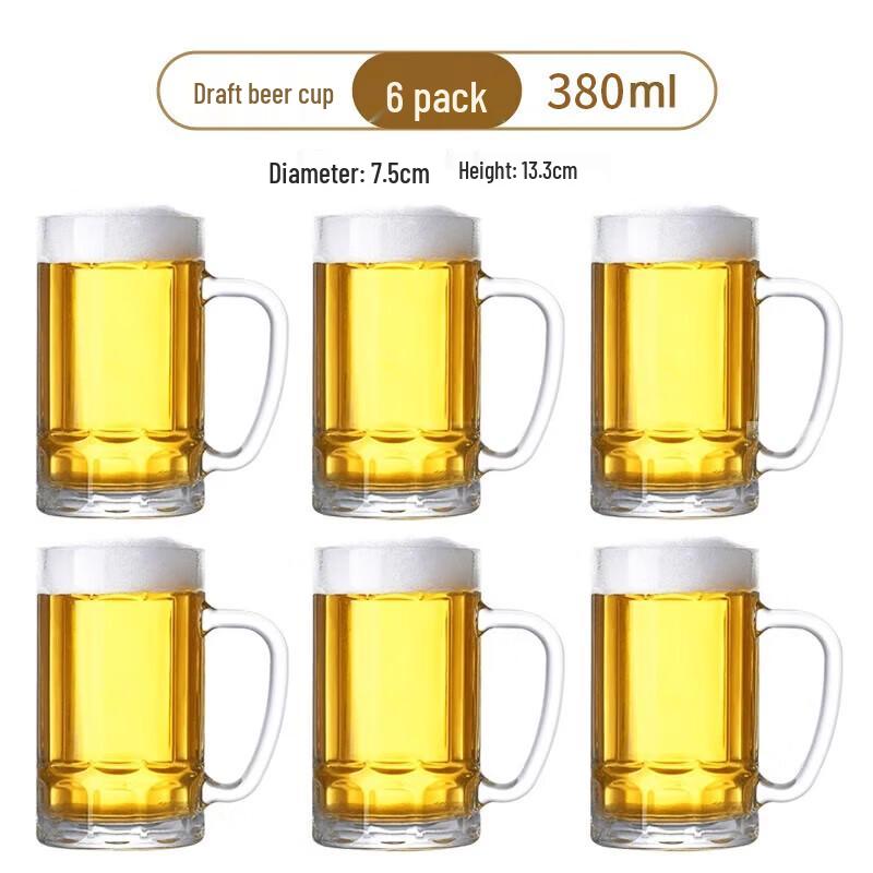 

Heat-Resistant Glass Beer Mugs Set