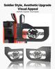 Jeep Tube Doors, 4-Door, Fit for 2018-2026 Jeep Wrangler JL & 2020-2026 Gladiator JT, Soldier Pattern Off Road Front & Rear Tubular Half Doors with