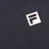 Fila Solid Color Logo Round Neck Printed Long Sleeve T-Shirt Women Tops Dark-Blue A11W211220F-NV