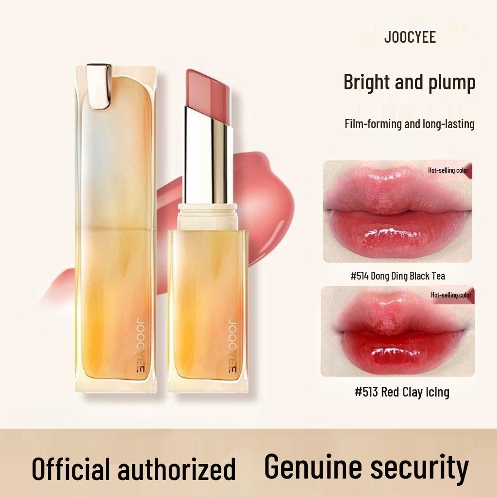 Joocyee Jelly Moisturizing Lipstick: Shiny, Whitening, Watery, Long-Lasting, Non-Drying Lip Balm & Gloss for Women