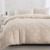 Modern Jacquard 100% Polyester Microfiber Paper Cutting 3pcs Quilt Duvet Cover Set Pillowcases Bedding Set for All-Season