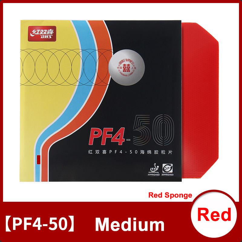 Cauciuc original nou DHS PF4-50 PF4 50 PF4 de tenis de masă cu burete elastic elastic pentru antrenament Cauciuc de masă de ping-pong