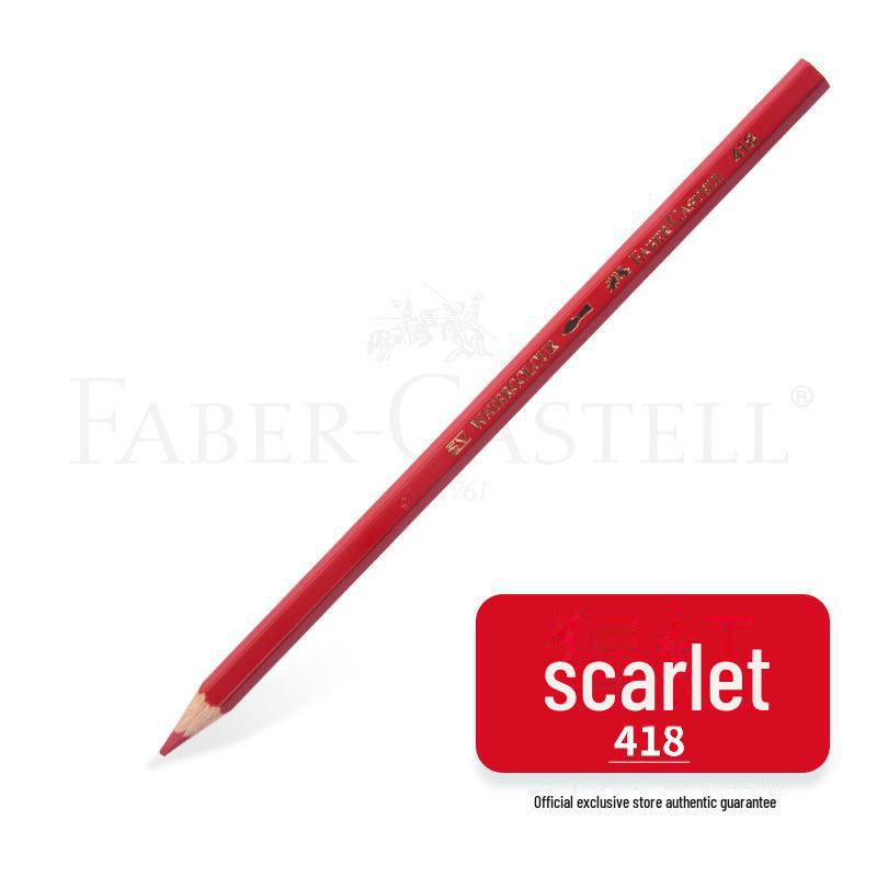 Faber-Castell Water-Soluble Colored Pencil - Bright Red/Blue Complementary