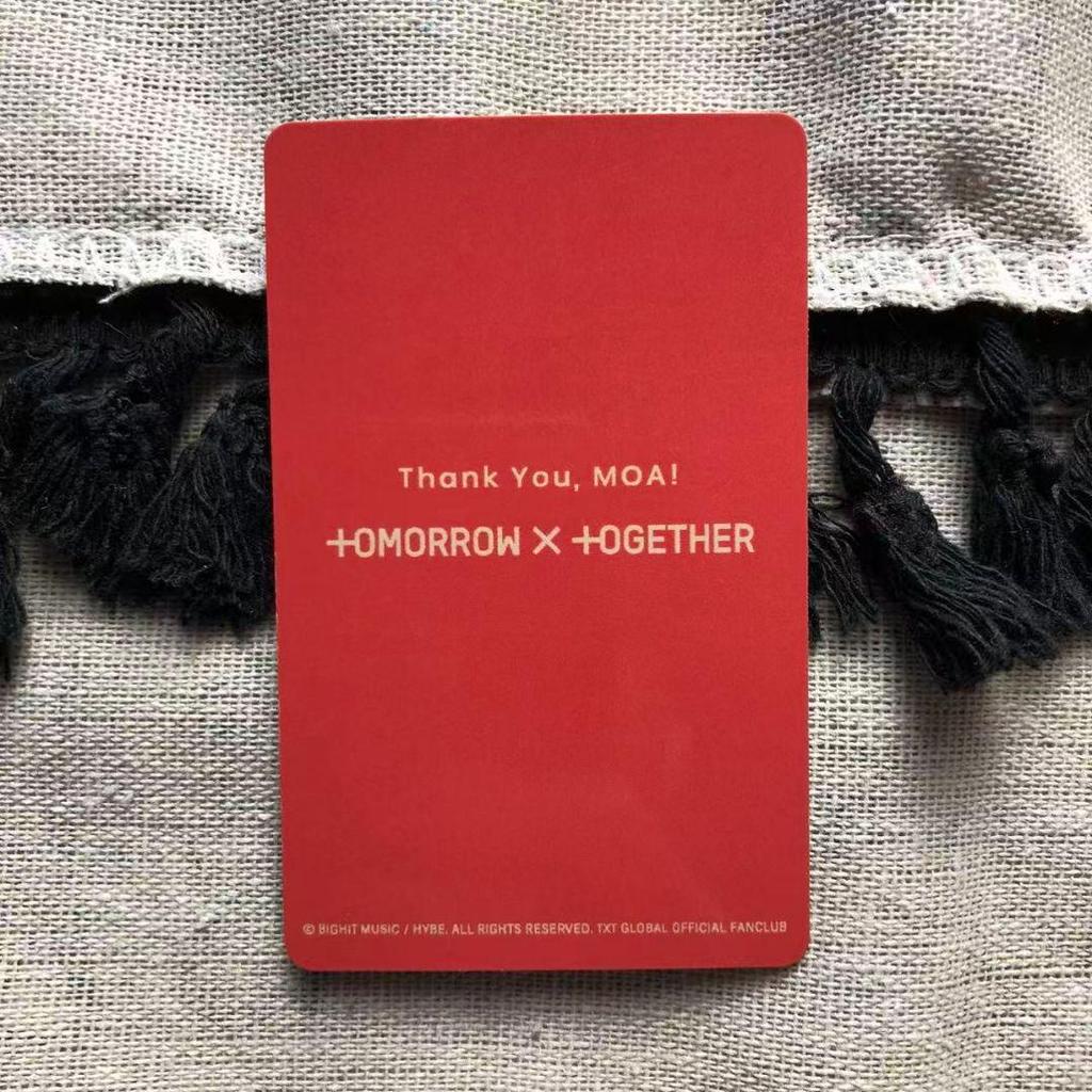 [USED] TXT Japan Fan Meeting FANLIVE FC MOAZONE Taehyung Trading Card