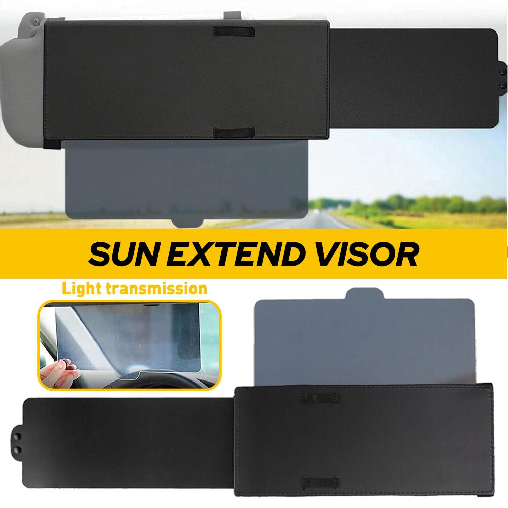 Car Shade For Sun Extend Visor Shield Anti Glare Extension Driving Universal Windshield Folding Front Car Window Accessories