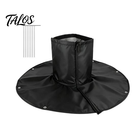 Protective Barrier for Young Trees Palm Tree Root Protector, 3-Layer Winter Freeze Cover with Ground Stakes, Insulation Trunk Wrap Shrubs Garden