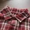 Boys' 2025 Korean Style Plaid Two-Piece Set: Long-Sleeve Casual Shirt for Kids
