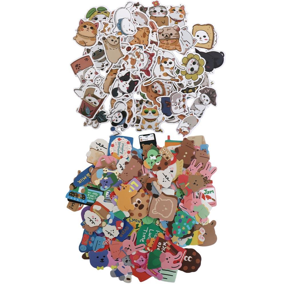 School Supplies Animal Cat Stickers Waterproof Stickers Decorative Sticker Korean Bear Stickers