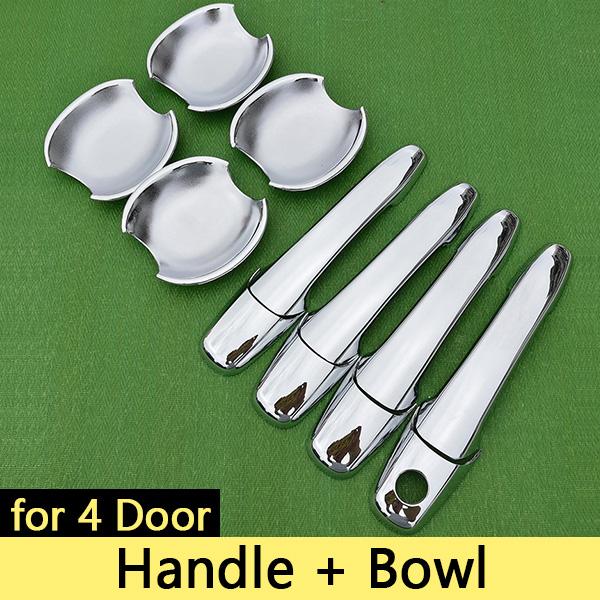 for Mazda 5 Premacy 2004-2017 Chrome Handle Cover Trim Set 2005 2007 2011 2012 2015 2016 Car Accessories Stickers Car Styling