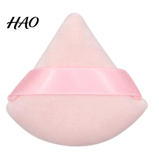Soft Triangle Shape Powder Puff Washable Mini Cosmetics Reusable Cotton Face Lightweight Makeup Tools