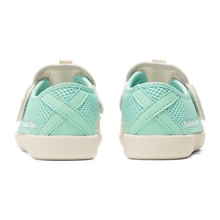 ONITSUKA TIGER Mexico 66 Comfortable Versatile Non-Slip Breathable Warm Low-Top Casual Shoes Kids Sneaker Gray Blue 1184A198-200