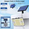 LED Solar Light Outdoor with Motion Sensor Solar Security Light Waterproof LED Floodlight 3 Modes Solar Wall Lamp for Yard Porch