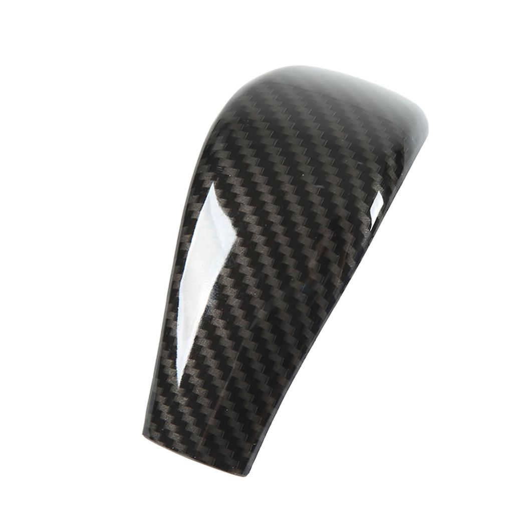 Carbon Fiber Style Gear Shift Head Cover Trim Car Modification Replacement for Ford Ranger T6 Everest U375 UA 2015‑2018
