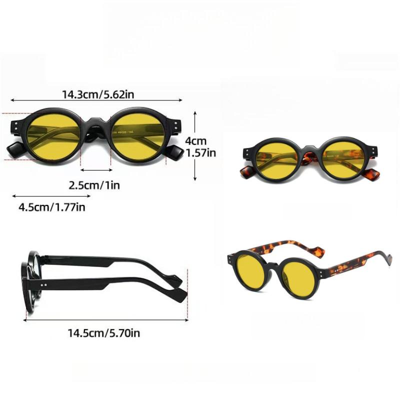 Retro Classic Round Frame Night Vision Myopia Glasses Women Men New VintageYellow Lens Near Sight Glasses for Anti High Beam