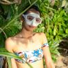 UMMY Streamline Freediving Mask for Freediving, Skin Diving, Snorkeling, and Skin Diving (Matte Silver)