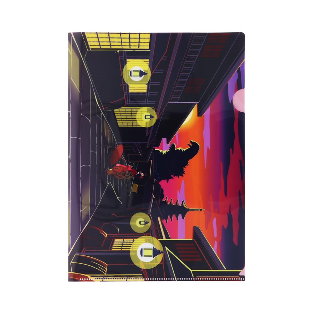 Stationery Godzilla Clear File JAPANESE ART S2173808 Sun-Star Set, V,