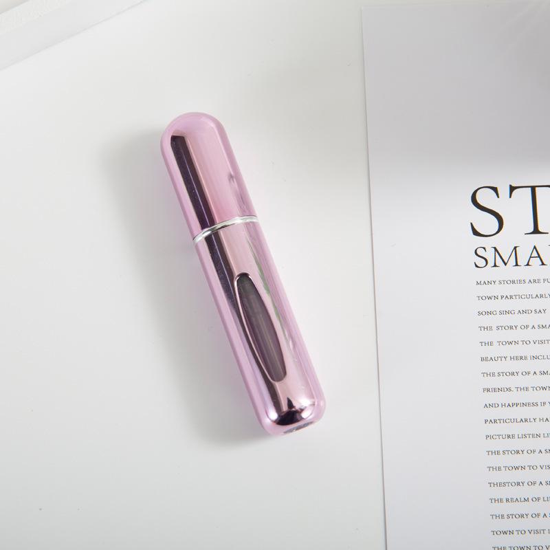 Portable 5ml Perfume Sub-bottling Press Small Window Self-pumping Spray Bottle Bottom Straight Into Travel Perfume Bottle