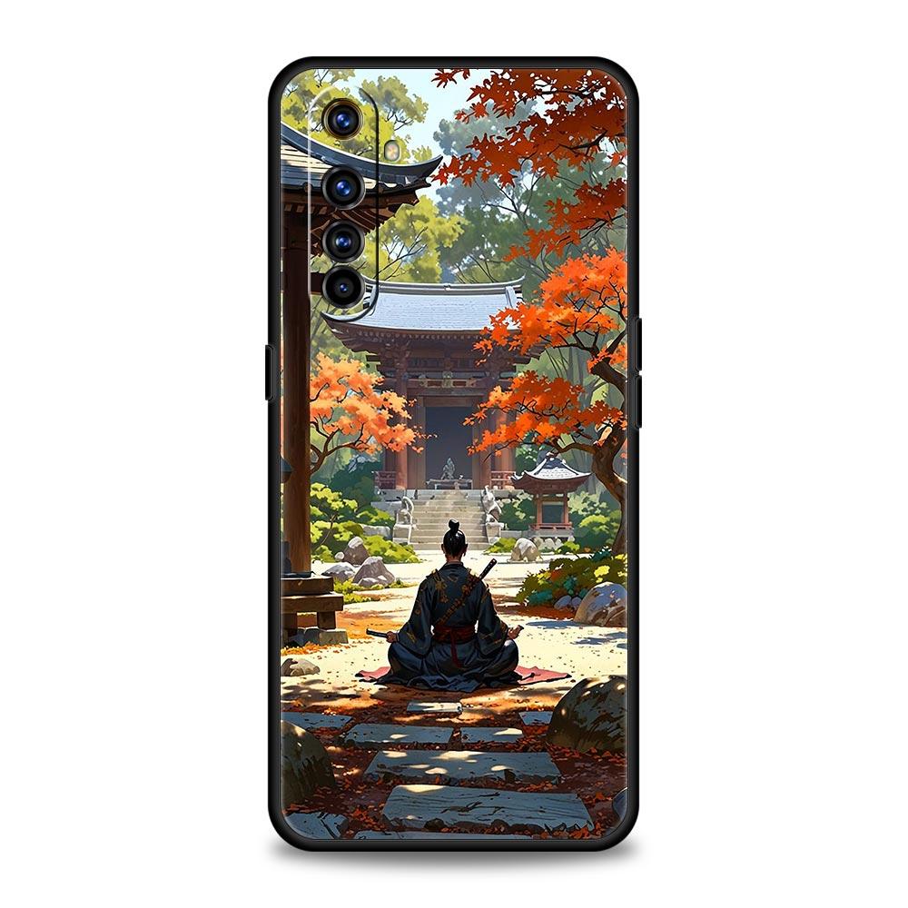 Japanese Bushido Samurai Phone Case For Realme 12 11 10 9 8 5G 7 6 GT5 GT3 GT2 Pro Plus C21 C11 C25 C35 GT Neo 2 3 3T 5 Cover