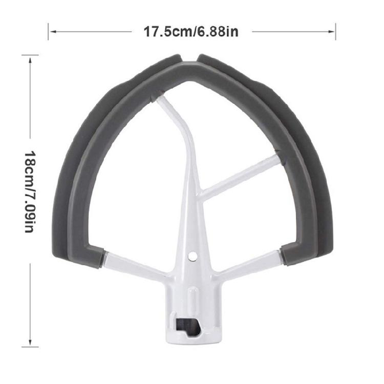 Flex Edge Beater Stainless Steel Flex Edge Paddle Mixer Accessory Replacement