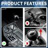 INFINAUTO Car Shift Knobs 13cm Universal Automatic and Manual Car Gear Shift Knob with