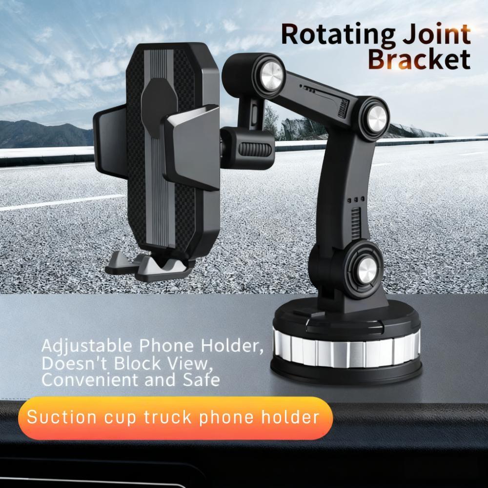 360°Rotating Car Sucker Phone Holder Driving Car Phone Stand Bracket Universal GPS Navigation Mount Car Holder - Suction Cup