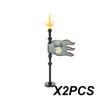 Middle Ages Empire Flag Pole Building Blocks Military Castle Lion Teutonic Knight Soldier Figures Roman Warrior Sheild Brick Toy