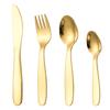 4 Pcs Set 304 Stainless Steel Children's Cutlery Set Portable Western Thickening Knives Forks Spoons Tableware Dinnerware
