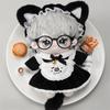 Cat Tail Doll Clothes Bow Skirt Outfit Plush Doll Clothes Mini Maid Dress  DIY Gift Toys