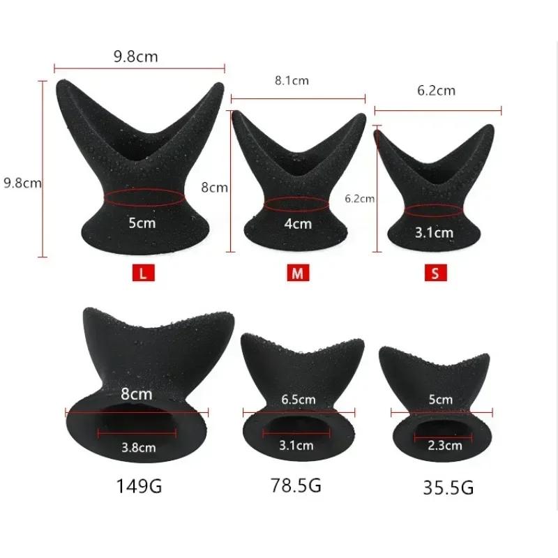 Vshaped Silicone Hollow Butt Plug Speculum Anus Expander Tunnel PeekingInto The Vagina and Anal Adult Women Men Gay