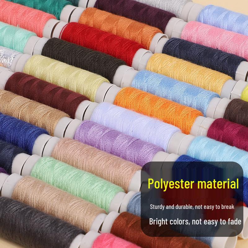 39-Color Sewing Needle and Thread Kit for Home and Repair.
