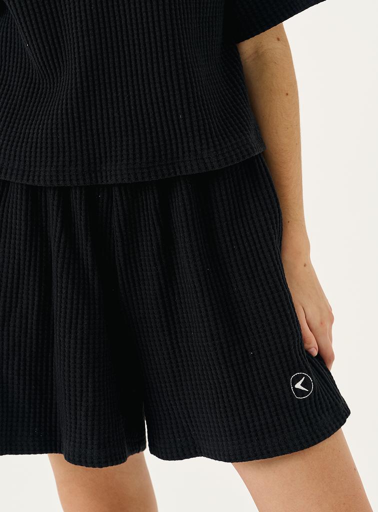 INTEREST Croiffle Band Shorts_Black