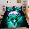 Mode Sängkläder Set 2/3 st 20 Mönster 3D Digital Gamer Tryckta Påslakanset 1 Täcke + 1/2 Örngott US/EU/AU Storlek