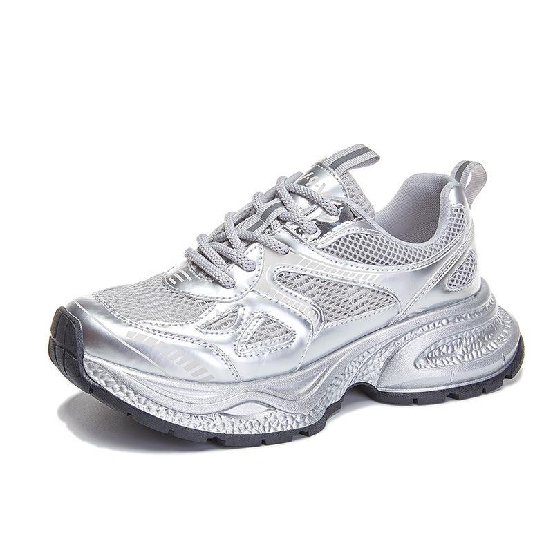 Suction Film Bottom Dad Shoes Women's Summer New Mesh Breathable Sports Shoes Women's Casual Women's Shoes Versatile Shoes Children