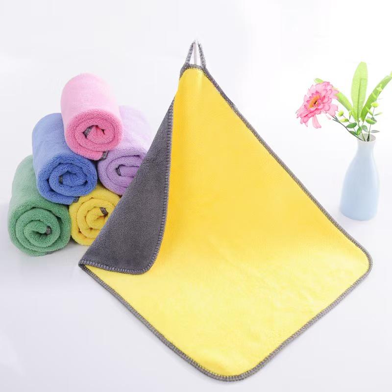 Lint-Free, Highly Absorbent Rags for Housekeeping and Cleaning 20x20cm Polyester 260g/㎡